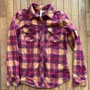 RVCA women’s flannel shirt